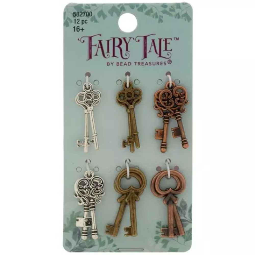 Fairy Tale by Bead Treasures Mini Key Charms, NWT ๐ - Picture 1 of 3